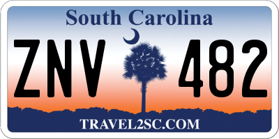 SC license plate ZNV482
