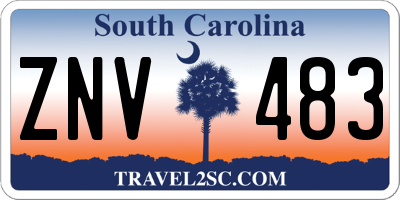 SC license plate ZNV483
