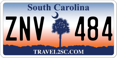 SC license plate ZNV484