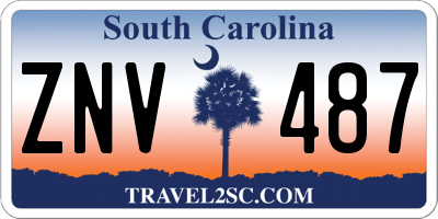 SC license plate ZNV487