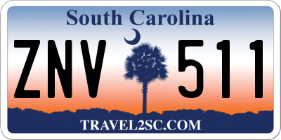 SC license plate ZNV511