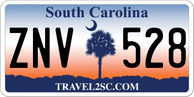 SC license plate ZNV528
