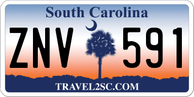 SC license plate ZNV591
