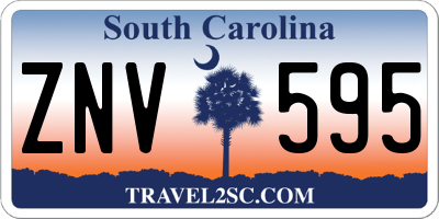 SC license plate ZNV595