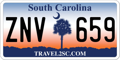 SC license plate ZNV659