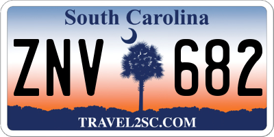 SC license plate ZNV682