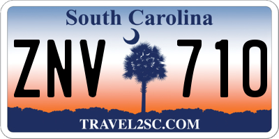 SC license plate ZNV710