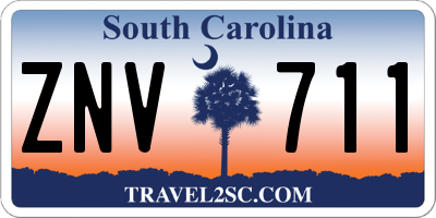 SC license plate ZNV711