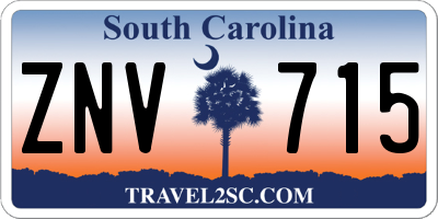 SC license plate ZNV715