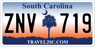 SC license plate ZNV719