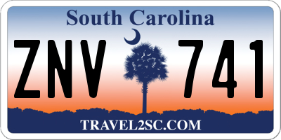 SC license plate ZNV741