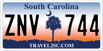 SC license plate ZNV744