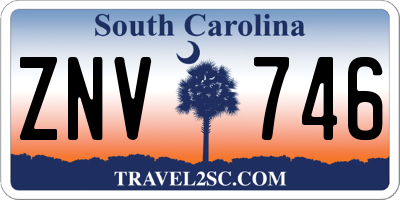 SC license plate ZNV746
