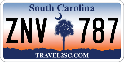 SC license plate ZNV787