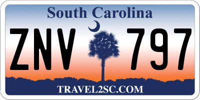 SC license plate ZNV797