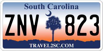 SC license plate ZNV823