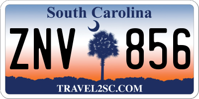 SC license plate ZNV856