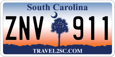 SC license plate ZNV911