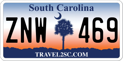 SC license plate ZNW469