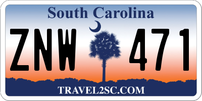 SC license plate ZNW471