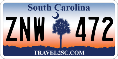 SC license plate ZNW472