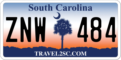 SC license plate ZNW484