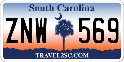 SC license plate ZNW569