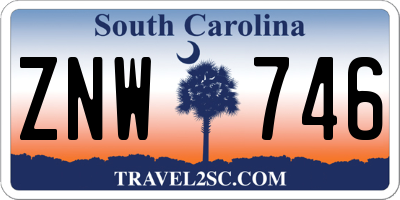SC license plate ZNW746