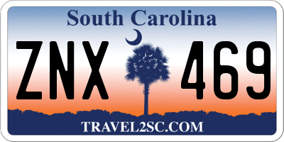 SC license plate ZNX469