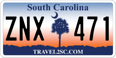 SC license plate ZNX471
