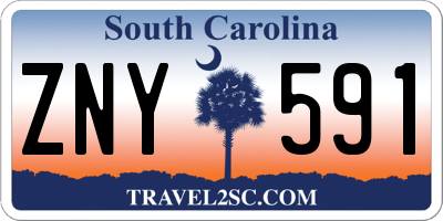 SC license plate ZNY591