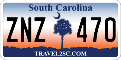 SC license plate ZNZ470