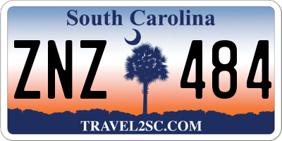 SC license plate ZNZ484