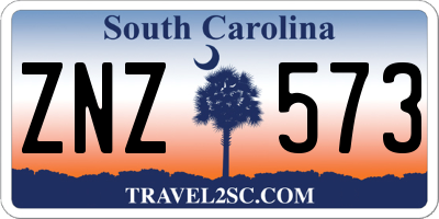 SC license plate ZNZ573
