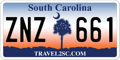 SC license plate ZNZ661