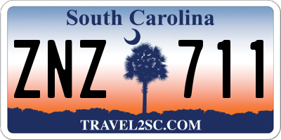 SC license plate ZNZ711