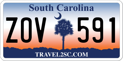 SC license plate ZOV591
