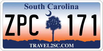 SC license plate ZPC171