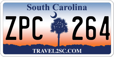 SC license plate ZPC264