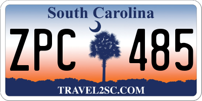 SC license plate ZPC485