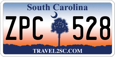 SC license plate ZPC528
