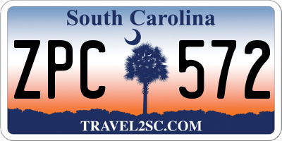 SC license plate ZPC572