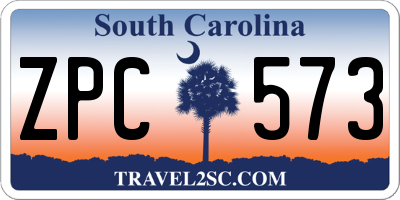 SC license plate ZPC573