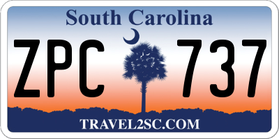 SC license plate ZPC737