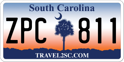 SC license plate ZPC811