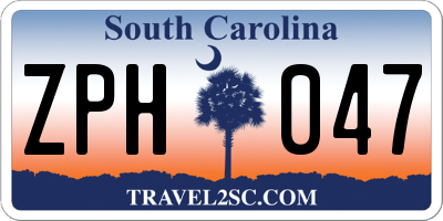 SC license plate ZPH047