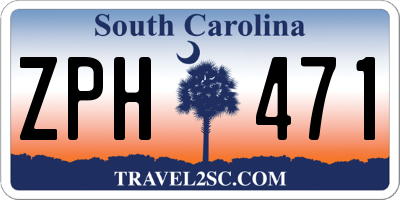 SC license plate ZPH471