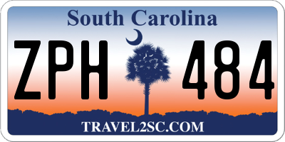SC license plate ZPH484
