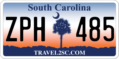 SC license plate ZPH485