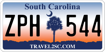 SC license plate ZPH544